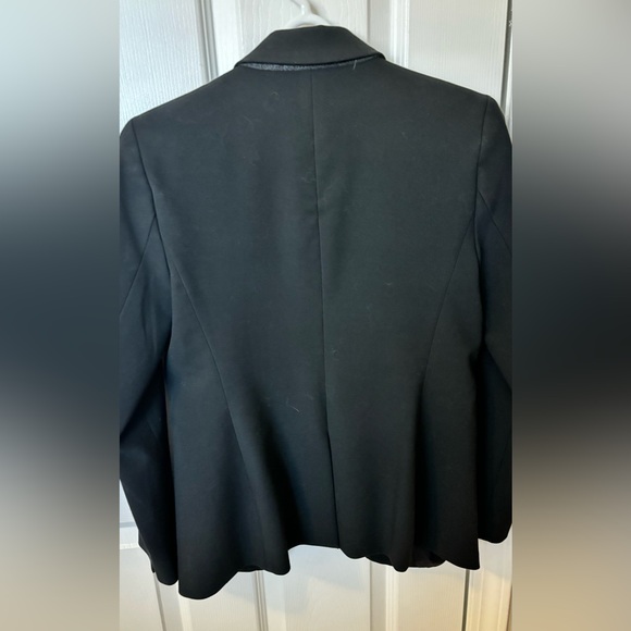 Ann Taylor Long One-Button Blazer Bi-Stretch Petite 2P - Picture 6 of 7
